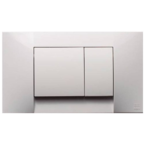 Tapa Tecla Descarga Doble Suma Blanca Deposito Embutir Ideal 0