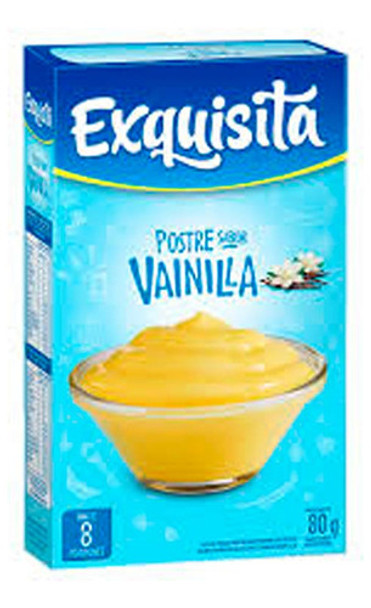 Postre  Vainilla 80 Gr Exquisita Postres Pro 0