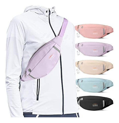 Riñonera Pequeña Para Mujer, Bolsa De Cintura A La 0