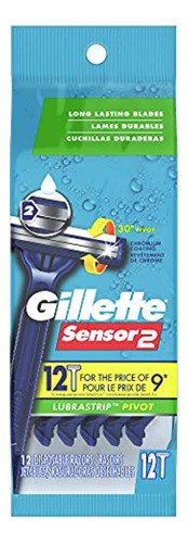 Maquinillas De Afeitar Desechables Gillette Sensor2 Con Cabe 0