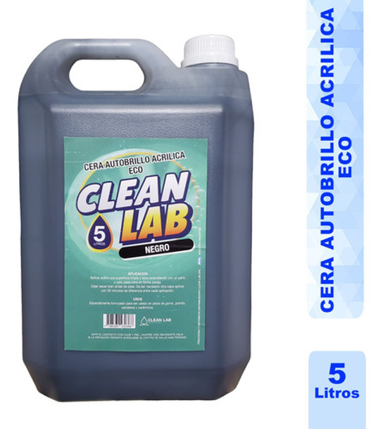 Cera Autobrillo Acrílica Negro Eco X 5l 0