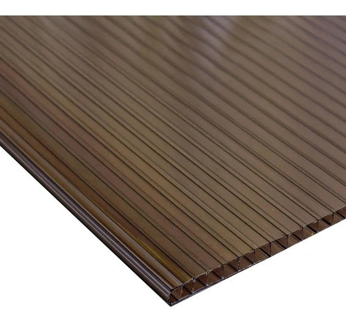 Placa De Policarbonato 4mm 2,10 X 5,80 Bronce 0