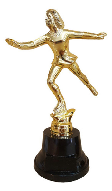 Set X4 Trofeo Plástico Patinadora Oro 16cm Souvenir 0 Set X4 Trofeo Plástico Patinadora Oro 16cm Souvenir 0