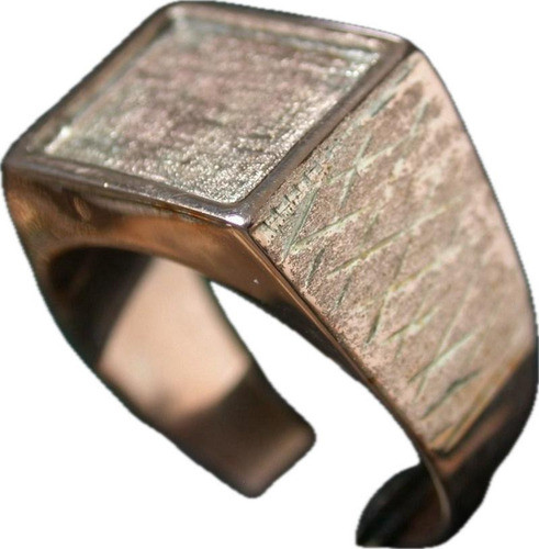 Luli Oportunidad Anillo Oro 12k Sello Unisex Para Iniciales 0