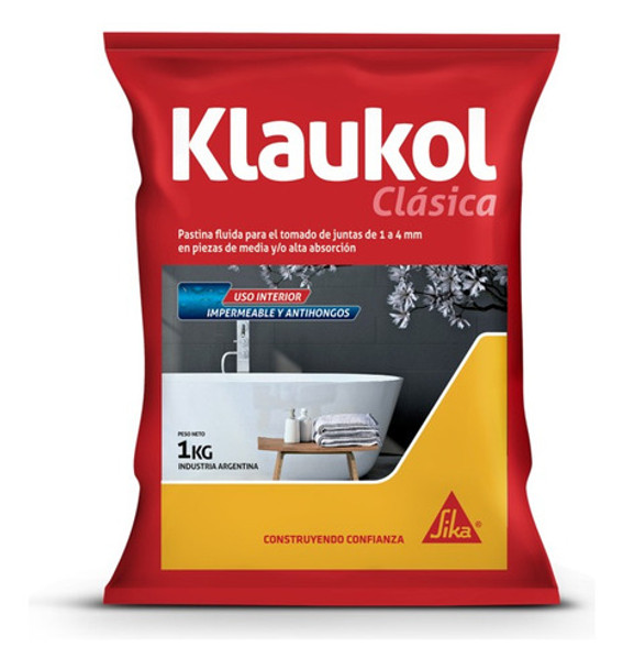 Pastina Para Ceramica Klaukol 1kg Antihongos Impermeable 0