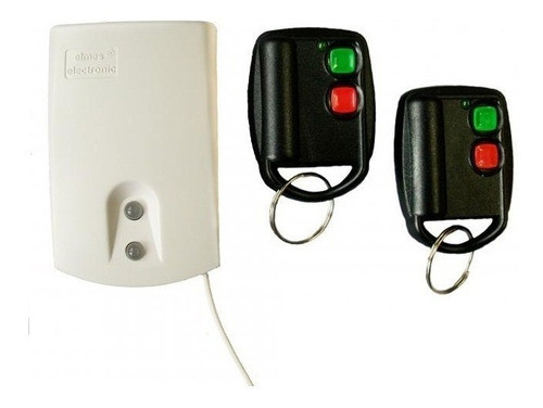 Kit Receptor Con 2 Controles Elmes 2 Canales Largo Alcance 0