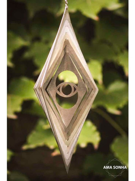 Windspinners/ Gira Viento En Acero Inoxidable. Vesica 12cm 0