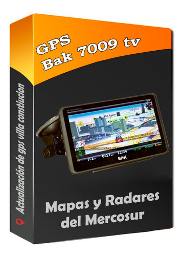 Actualización De Gps Bak 7009 Dbt Mapas Del Mercosur 0