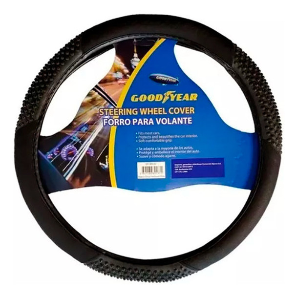 Funda Cubre Volante Símil Cuero La Mejor Calidad Goodyear 0