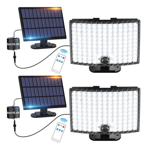 Claoner Luces Solares Impermeables Al Aire Libre, Sensor De 0