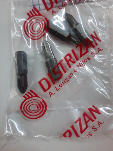 Kit 4 Puntas Phillips Inserto Hexagono 1/4  Zc27019/20/21/22 0