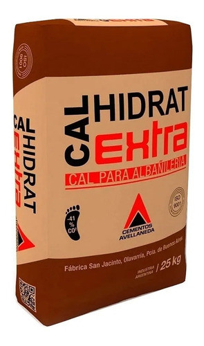 Cal 25kg Hidrat Extra Avellaneda Cementos Avellaneda X Palet 0