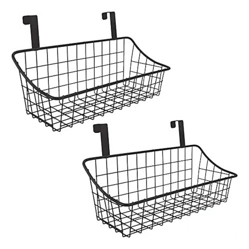 Cesta De Almacenamiento De Alambre Sin Taladrar Cestas Colga 0