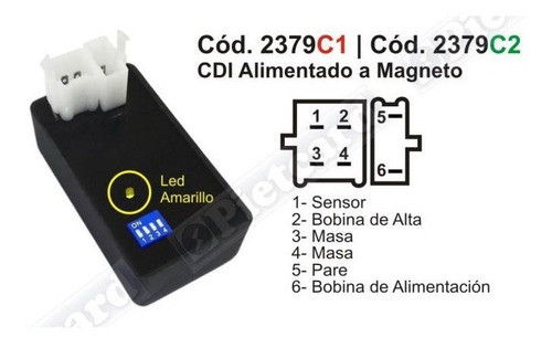 Cdi Pietcard 2379 C2 Comp Programable Motomel Motard Cuota 0