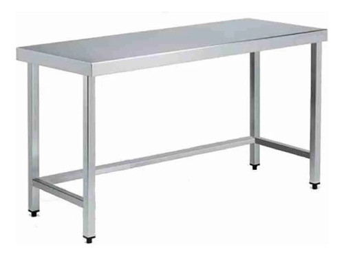 Mesa De Trabajo Lisa Con Estante 1,80x70x85 Desarmable 0