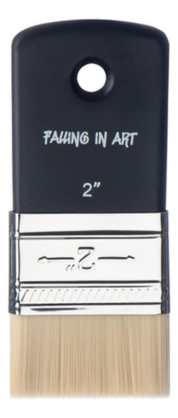 Cayendo En El Arte Pincel De Pintura De Paleta Plana, Pincel 0