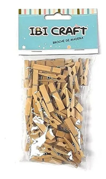 Mini Broches De Madera 25mm Natural Pack X50 Unidades 0 Mini Broches De Madera 25mm Natural Pack X50 Unidades 0