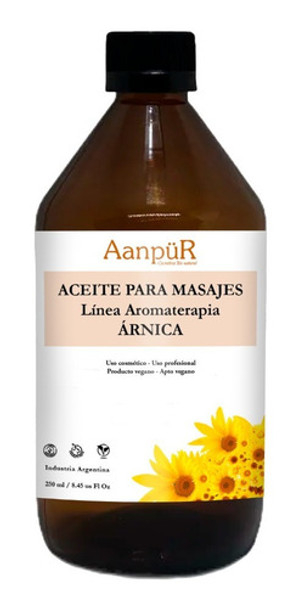 Oleo Natural De Árnica Aanpür Para Masajes  500 Ml 0