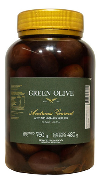 Aceitunas Negras Nat. Green Olive N° 00 X 480 Gr. Esc. Pet 0 Aceitunas Negras Nat. Green Olive N° 00 X 480 Gr. Esc. Pet 0
