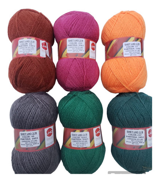 Lana Hilado Shet Lho - X 500 Gramos 0