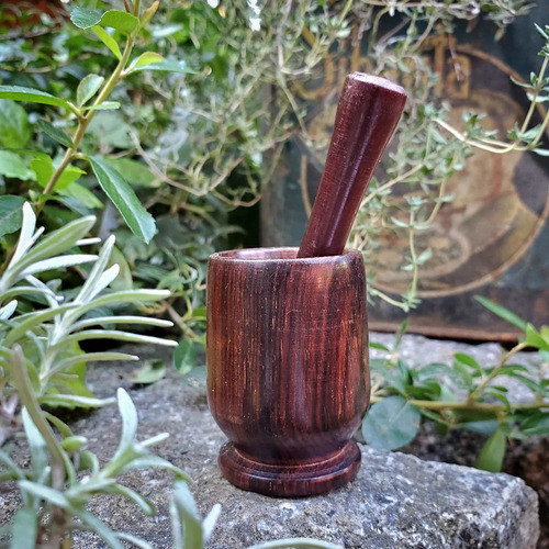 Mini Mortero De Madera (paraiso) 0
