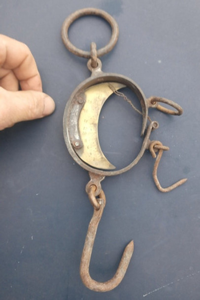 Balanza De Gancho Antigua Báscula Medialuna El Alguacil 0 Balanza De Gancho Antigua Báscula Medialuna El Alguacil 0