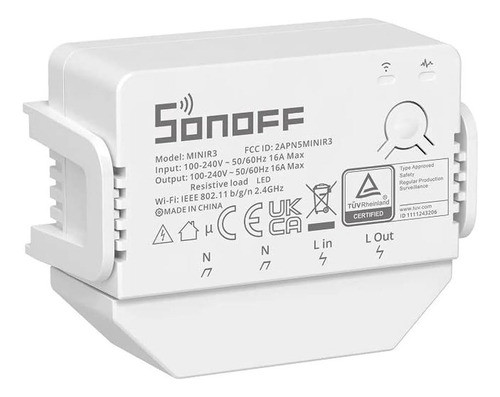 Sonoff Minir3 Interruptor Inteligente Wifi Macrotec 0