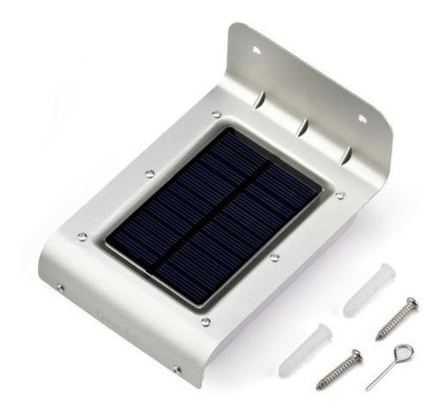 16 Led Energía Solar Del Movimiento Sonido Sensor Jardín Seg 0