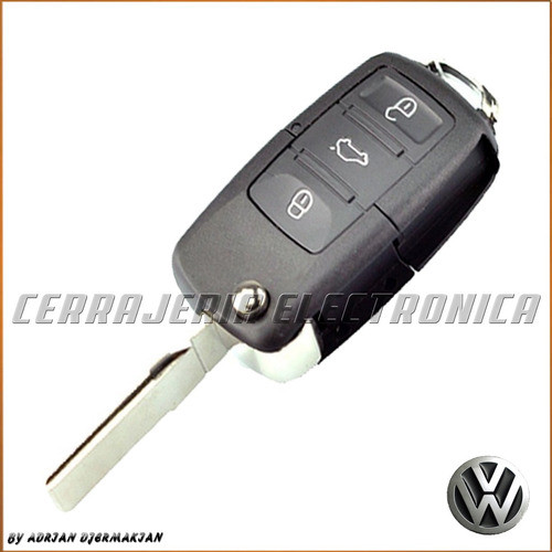 Carcasa Llave Flip Volkswagen Codificada Cerrajeria Urbana 0