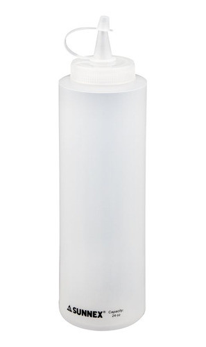 Pomo Recipiente Para Salsa 700 Ml C/tapa Kit X2 0