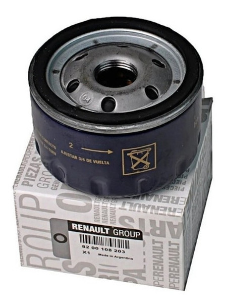 Filtro Aceite Original Renault Clio 2 Kangoo Megane Logan 0 Filtro Aceite Original Renault Clio 2 Kangoo Megane Logan 0