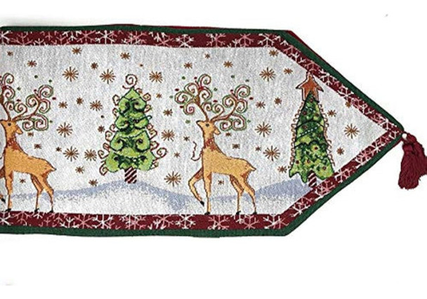 Tache Winter Forest Reno Antique Vintage Christmas Eve Snowf 0