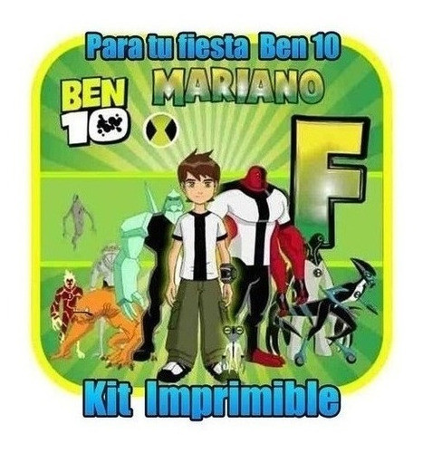 Kit Imprimible   Fiesta De Ben 10 0