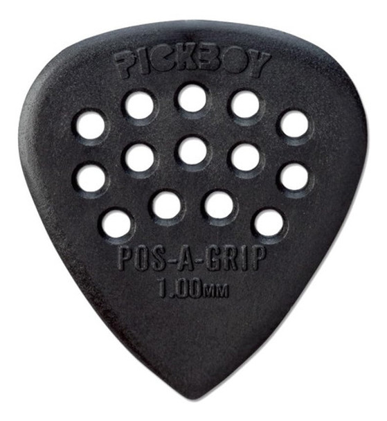 Pickboy Pb37p100 Pos-a-grip Púas Para Guitarra, Negro, 10 0