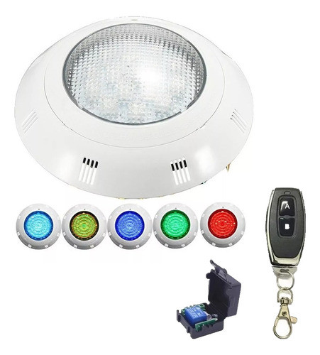 Luz Lampara Led Piscina Rgb Con Control 18w Oferta Ph Ventas 0