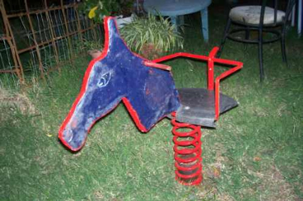 Caballo Juguete Tipo Hamaca Usado Pero En Buen Estado 0