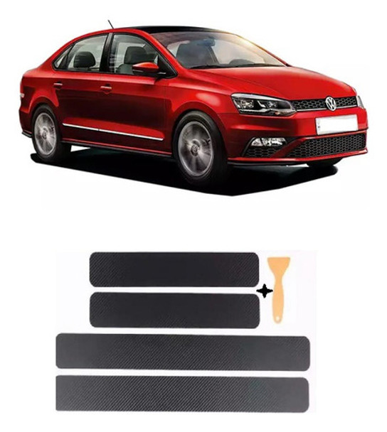 Accesorio Tuning Cubre Zócalos Carbono Volkswagen Vento 2014 0