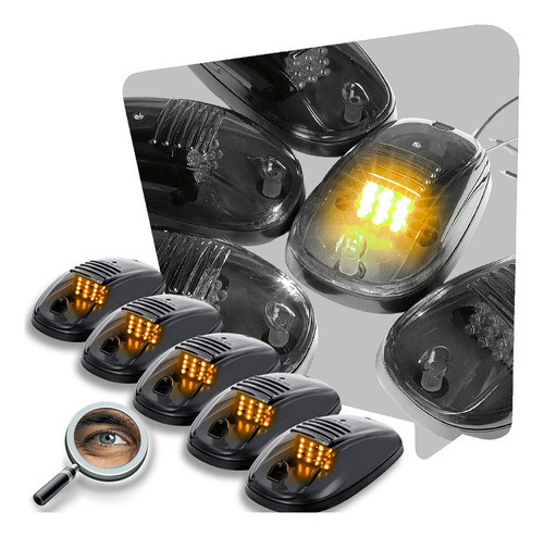 Luces Led De Techo (5) Raptor Hilux Amarok   Tuningchrome 0