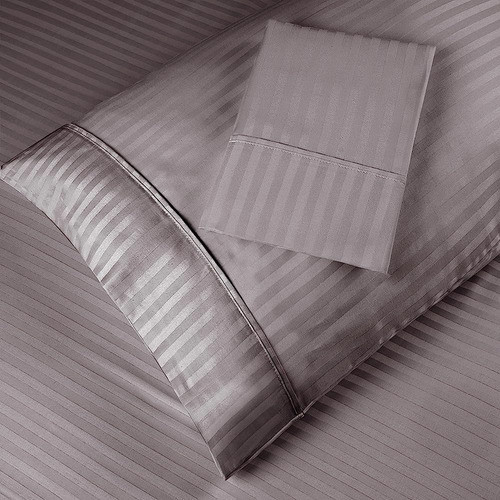 Peinado De Algodón 400 Hilos Count Standard Pillowcase Pair 0
