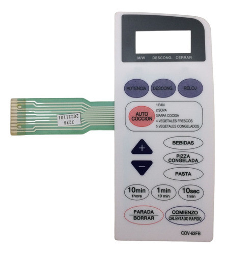 Panel Membrana De Microondas P/ Coventry 63fb 0