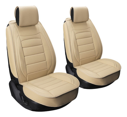 Sanwom - Fundas Universales De Cuero Para Asiento Delantero 0