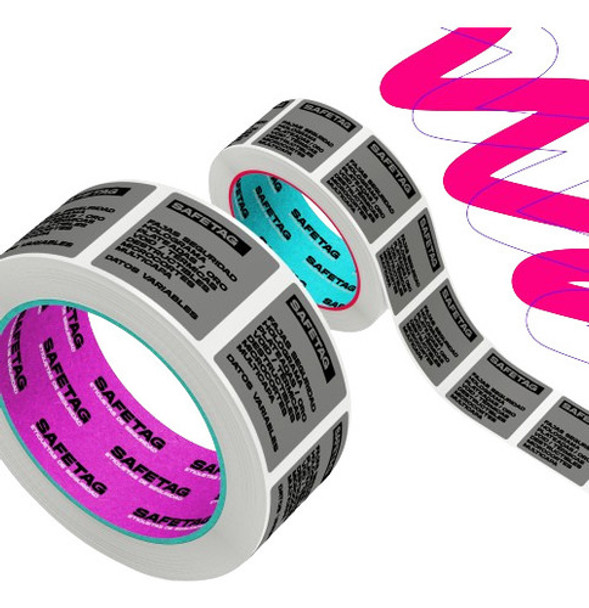 100 Etiquetas Seguridad Fajas Garantia Void Hologramas 25x12 0