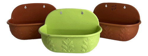 Maceta Plástica Colgar Colgante Pared 0