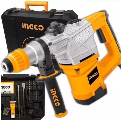 Rotomartillo Ingco 1050w Sds Plus + Maletín + Mechas + Punta 0