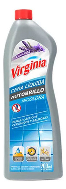 Cera Para Pisos Autobrillo Incolora Virginia 900ml H Y T 0