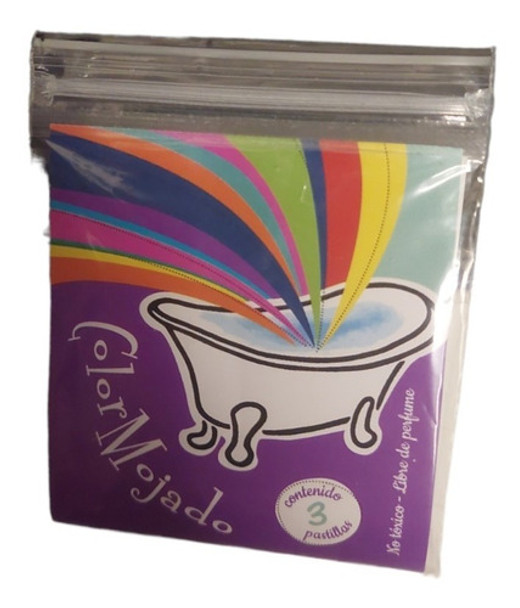 Pastillas X3 Colorear Agua Bañera Color Mojado Arrugadedos 0