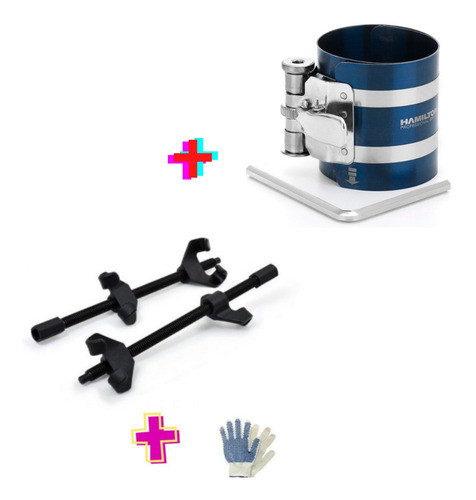 Combo Hamilton Compresor De Aros + Compresor De Resortes Aut 0