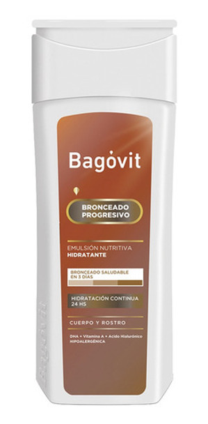 Autobronceante Bagovit A Bronceado Progresivo X 200 Gr 0 Autobronceante Bagovit A Bronceado Progresivo X 200 Gr 0