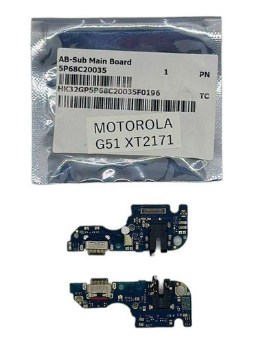 Placa Pin De Carga Motorola Moto G51 Xt2171 100% Original 0