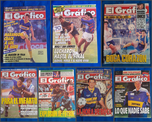 Siete Revistas Coleccionables El Gráfico 0